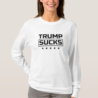 Trump Sind zum Kotzen schwarzen Schriftart T-Shirt