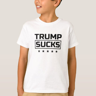 Trump Sind zum Kotzen schwarzen Schriftart T-Shirt