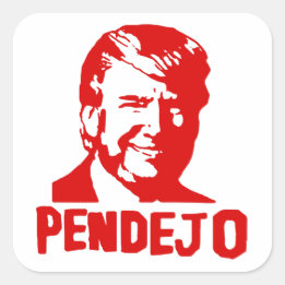 Trump Sind zum Kotzen: Sticker "Puerto Rico Pendej