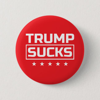 Trump Sind zum Kotzen weißen Schriftart Button