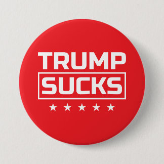 Trump Sind zum Kotzen weißen Schriftart Button