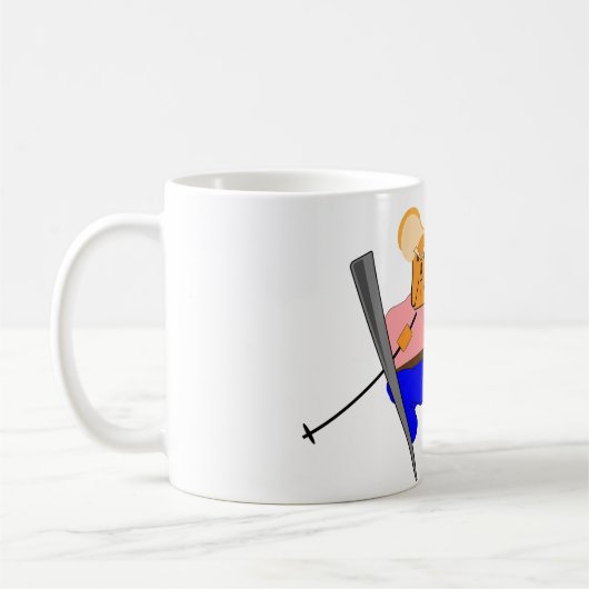 Trump Skis in Jeans Kaffeetasse (Links)