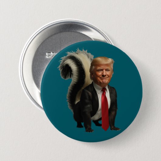 Trump Skunk Button (Vorne & Hinten)