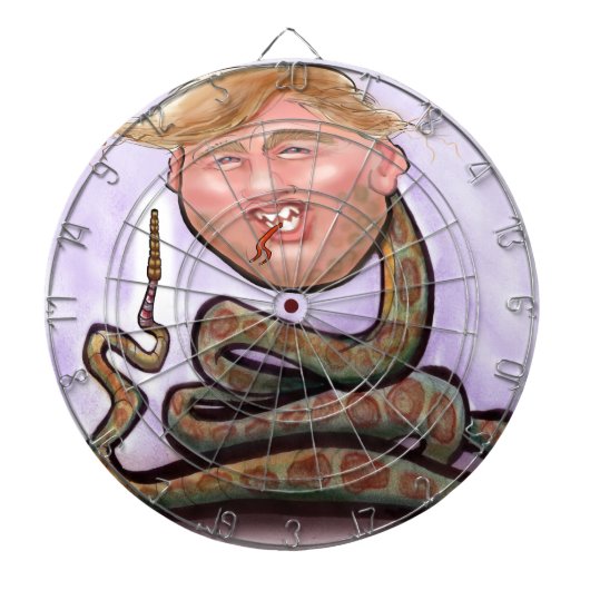 Trump Snake Dart Board Dartscheibe (vorne)