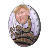 Trump Snake Dart Board Dartscheibe (Vorderseite rechts)