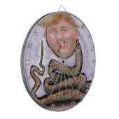 Trump Snake Dart Board Dartscheibe (Vorderseite Links)