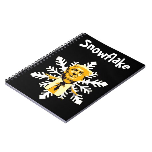 Trump/Snowflake Notebook Notizblock (Linke Seite)
