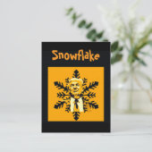 Trump/Snowflake Postcard Postkarte (Stehend Vorderseite)