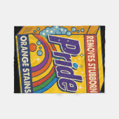 Trump soll Stubborn Orange Stains Pride entfernen Fleecedecke (Vorderseite (Horizontal))