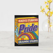 Trump soll Stubborn Orange Stains Pride entfernen Karte (Gelbe Blume)