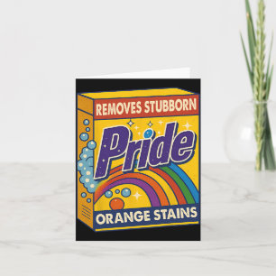 Trump soll Stubborn Orange Stains Pride entfernen Karte