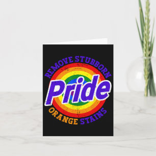 Trump soll Stubborn Orange Stains Pride entfernen Karte