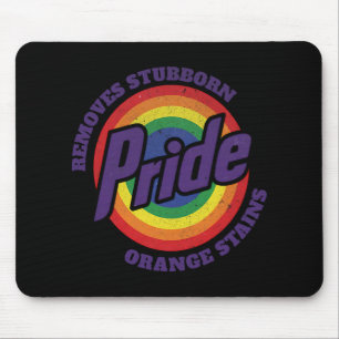 Trump soll Stubborn Orange Stains Pride entfernen Mousepad