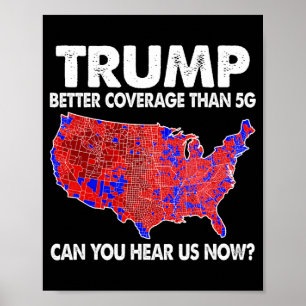 Trump sollte besser abdecken als 5 g Karte Trump 5 Poster
