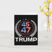 Trump sollte besser abdecken als 5 g Ugly Christma Karte (Gelbe Blume)