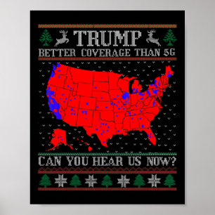Trump sollte besser abdecken als 5 g Ugly Christma Poster