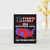 Trump sollte besser abdecken als die Wahlkarte für Karte (Gelbe Blume)