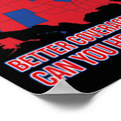 Trump sollte besser als 5g politische Karte 2 abde Poster (Ecke)