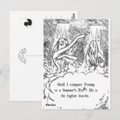 Trump-Sommer-Postkarte Postkarte (Vorne/Hinten)