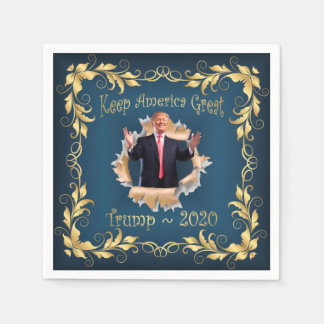 Trump Souvenir Breakout Gedenk Napkins ~ Serviette