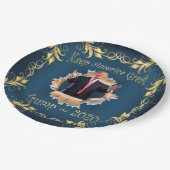 Trump Souvenir Breakout Gedenkpapier Teller (Schrägansicht)
