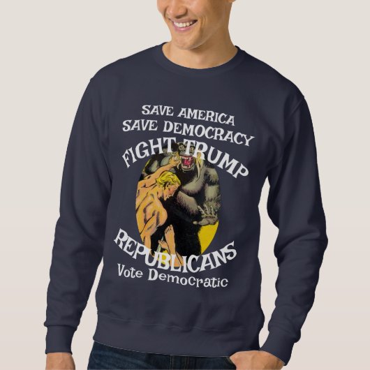 Trump Sozialist Sweatshirt (Vorderseite)