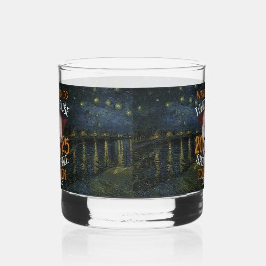 TRUMP Sperm Whale Explosion WHITE HOUSE 2025 Whiskyglas (Rechts)