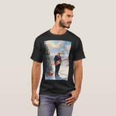 Trump spielt Electric Guitar Christmas US-Hauptsta T-Shirt (Vorne ganz)