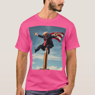 Trump springt über eine Kugel Donald Trump T-Shirt