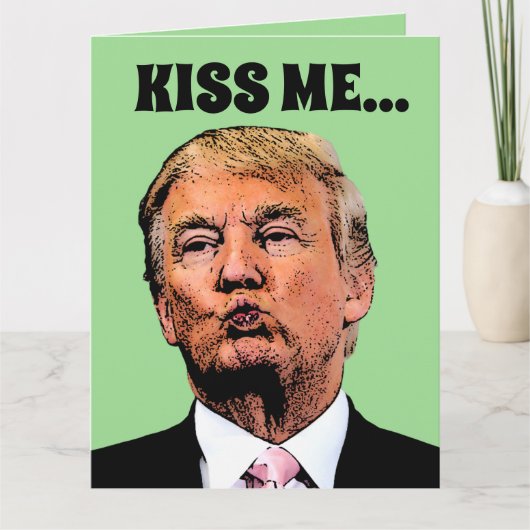 TRUMP ST. PATRICK'S DAY KENNT GROSSE GREETING CARD KARTE (Vorderseite)