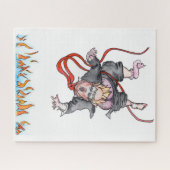 Trump steigt in das feurige Pit Jig Saw Puzzle ab (Horizontal)