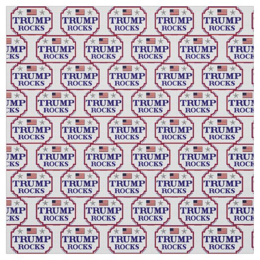 Trump-Steine Stoff (Muster)