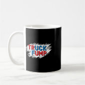 Trump Sticker Kaffeetasse (Links)