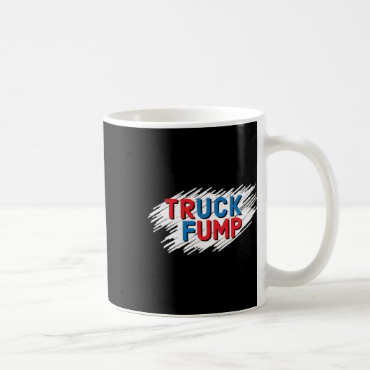 Trump Sticker Kaffeetasse (Rechts)
