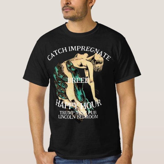 Trump Submissive Wives Breeding Program Begins T-Shirt (Vorderseite)