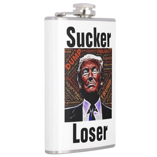 Trump Sucker/Loser Flask Flachmann (Rechts)