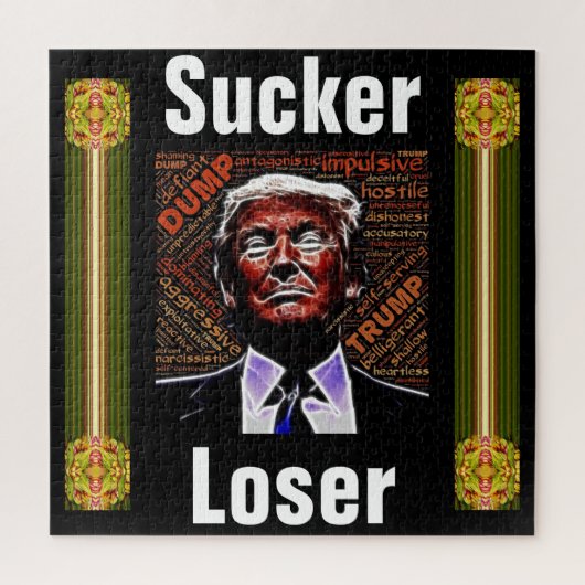 Trump Sucker/Loser Jigsaw Puzzle (Vertikal)
