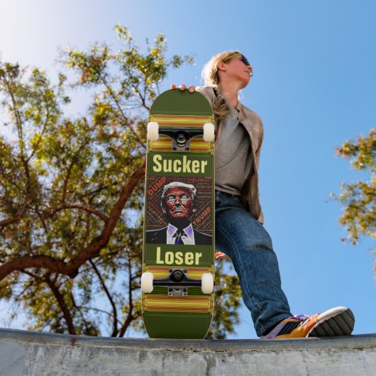 Trump Sucker/Loser Skateboard (Außenbereich 1)