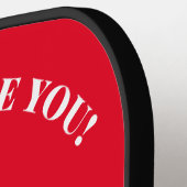 Trump Super Hero Personalize Pickleball Paddle (Linke Seite)