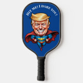 Trump Super Hero Personalize Pickleball Paddle (Rückseite)