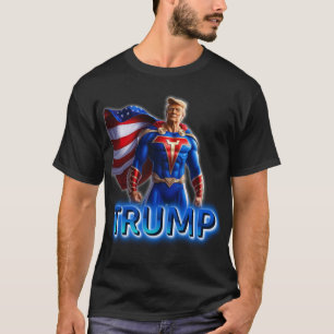 Trump Superheld: Patriotisches Power-Design 2025 T-Shirt