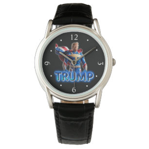 Trump Superhero Armbanduhr