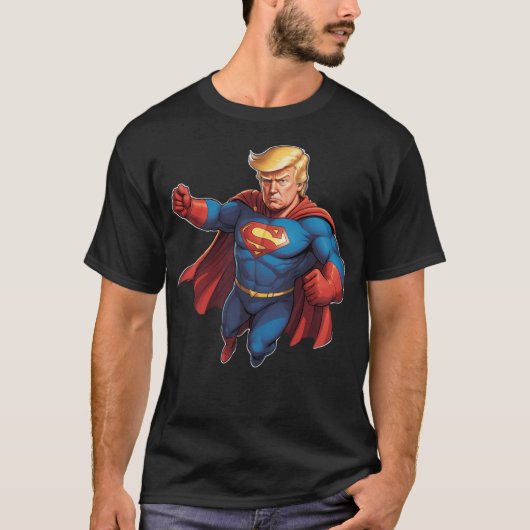 Trump Superhero T-Shirt (Vorderseite)