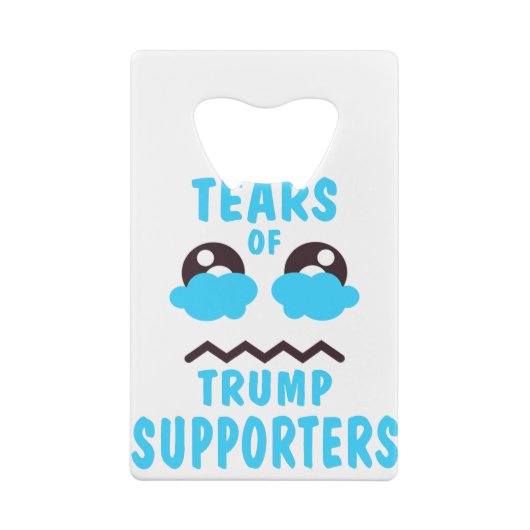 TRUMP-SUPPORTEN GELDBEUTEL FLASCHENÖFFNER (Rückseite)