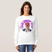Trump Sweatshirt, das weibliche Basisteam Sweatshirt (Vorne ganz)