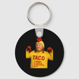 Trump Taco Trump hält immer die Hühner raus Schlüsselanhänger