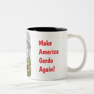 Trump Tacos (Satire!) Zweifarbige Tasse