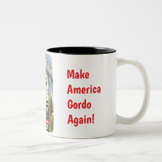 Trump Tacos (Satire!) Zweifarbige Tasse