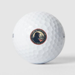 Trump: Tag der Amtseinführung 2025 - Proud Maga Golfball