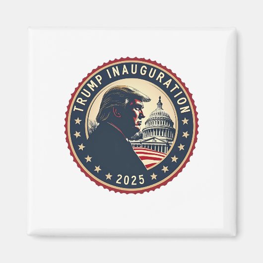 Trump: Tag der Amtseinführung 2025 - Proud Maga Magnet (Vorne)